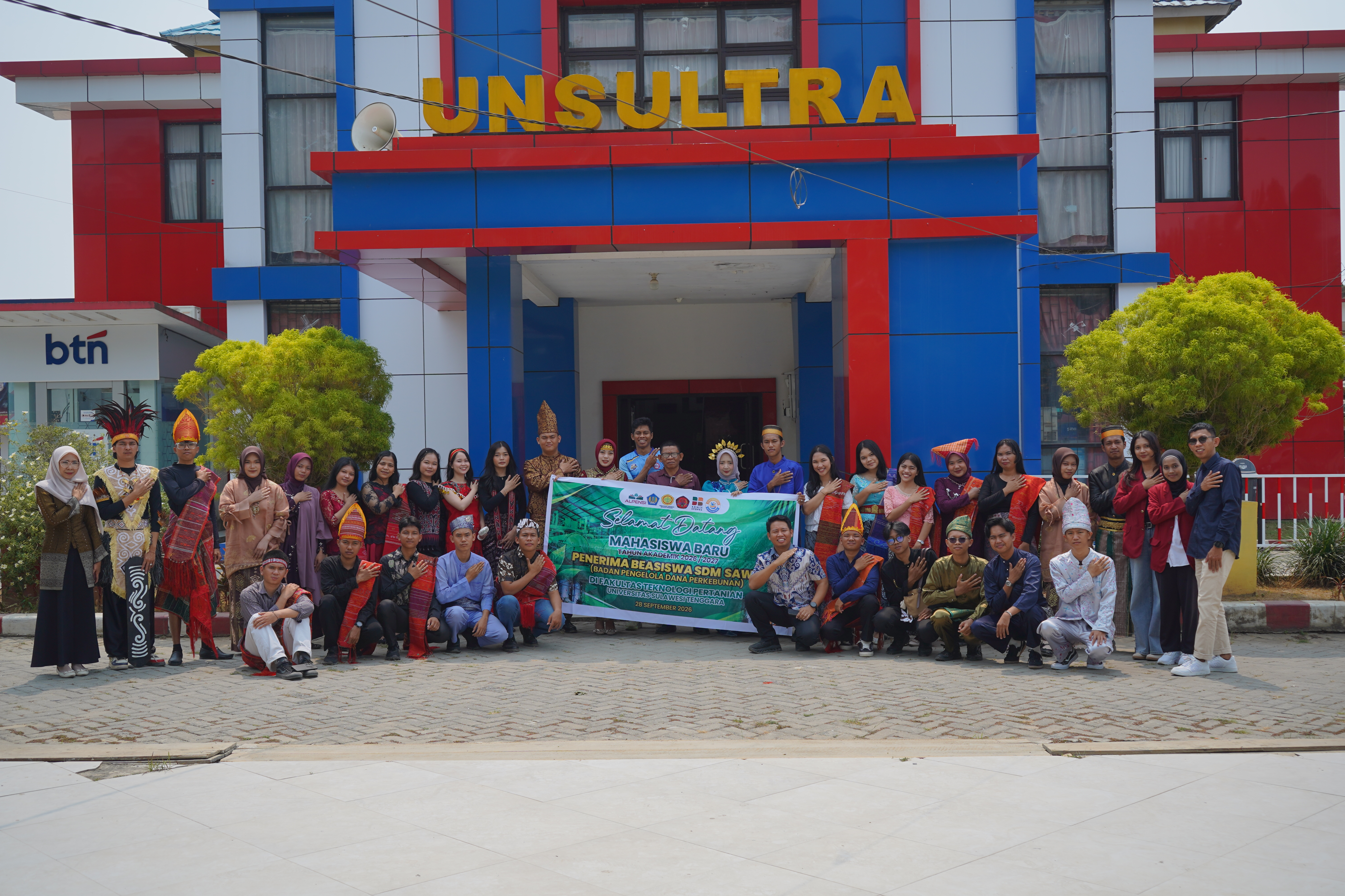 Unsultra Siapkan SDM Profesional Sawit, Mahasiswa Penerima Beasiswa BPDP Resmi Disambut
